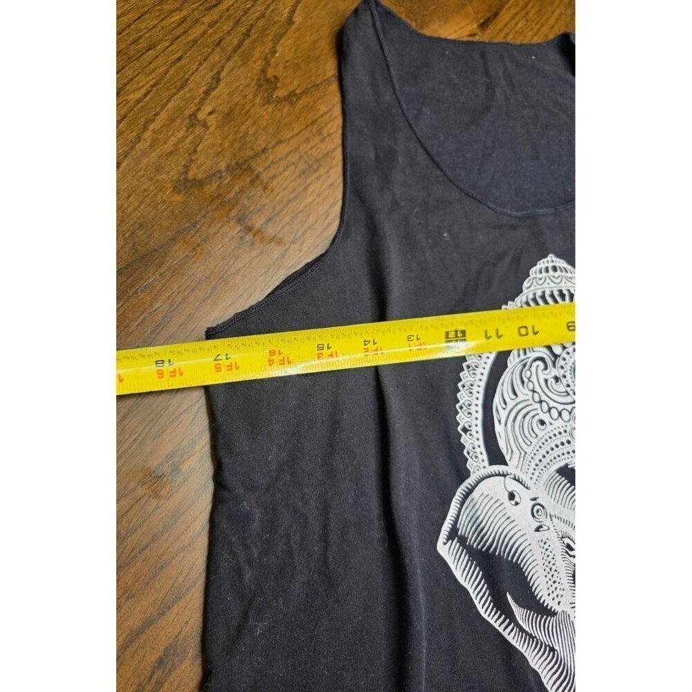Elephant Graphic Tank Tops Set - Clearwater Beach FL Surf Style Coral & Black Sl - Picture 13 of 13